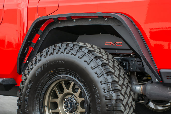 Black Rear Inner Fenders <br>20-21 Jeep Gladiator
