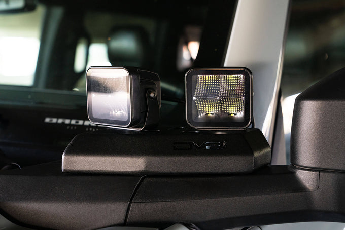 A-Pillar Pod Light Mounts <br>21 Ford Bronco