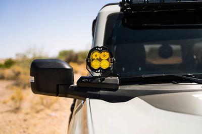 A-Pillar Pod Light Mounts <br>21 Ford Bronco