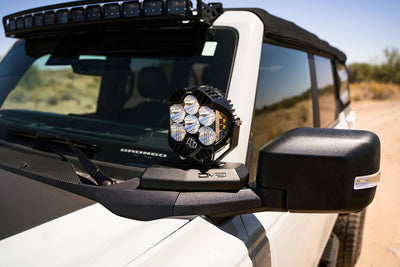 A-Pillar Pod Light Mounts <br>21 Ford Bronco