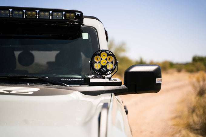 A-Pillar Pod Light Mounts <br>21 Ford Bronco