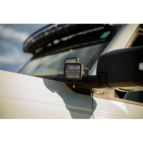 A-Pillar Dual Light Pod Drop Mounts <br>21-24 Ford Bronco