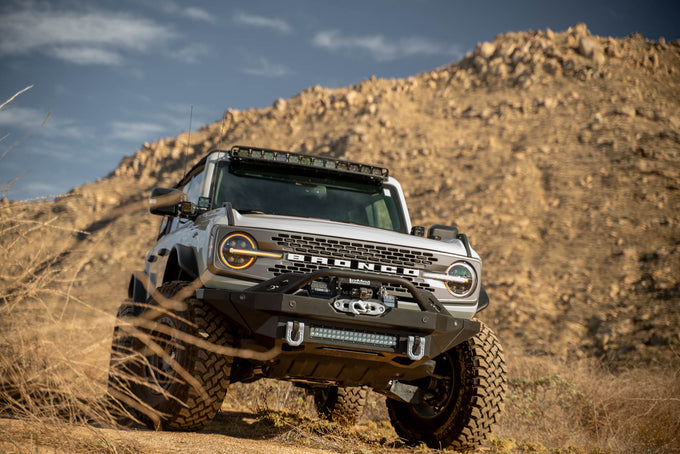A-Pillar Dual Light Pod Drop Mounts <br>21-24 Ford Bronco