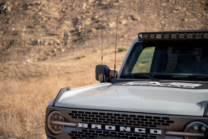A-Pillar Dual Light Pod Drop Mounts <br>21-24 Ford Bronco