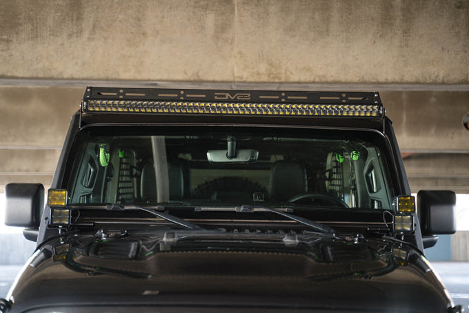 Light Bar Mount <br>18-23 Jeep Wrangler JL, 20-23 Gladiator JT