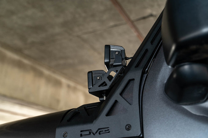 A-Pillar Dual Light Pod Mounts <br>18-23 Jeep Wrangler JL, 20-23 Gladiator JT