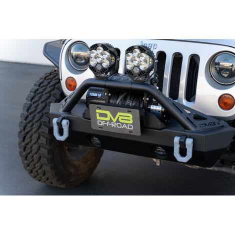 Fairlead Mounted Flip-Up License Plate Bracket <br>Universal