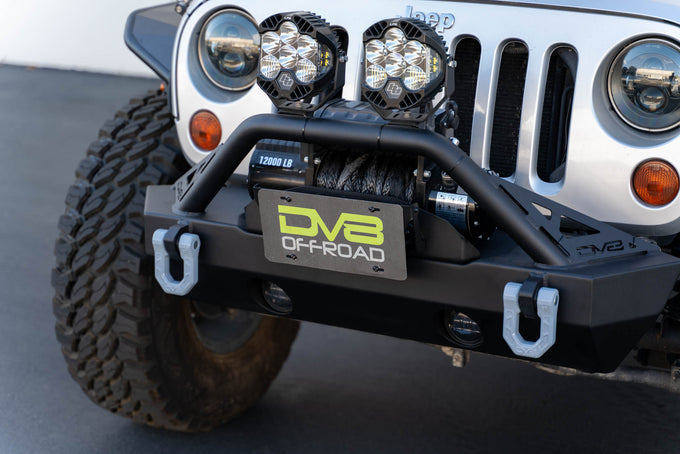 Fairlead Mounted Flip-Up License Plate Bracket <br>Universal