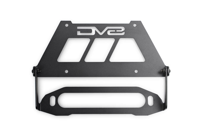 Fairlead Mounted Flip-Up License Plate Bracket <br>Universal