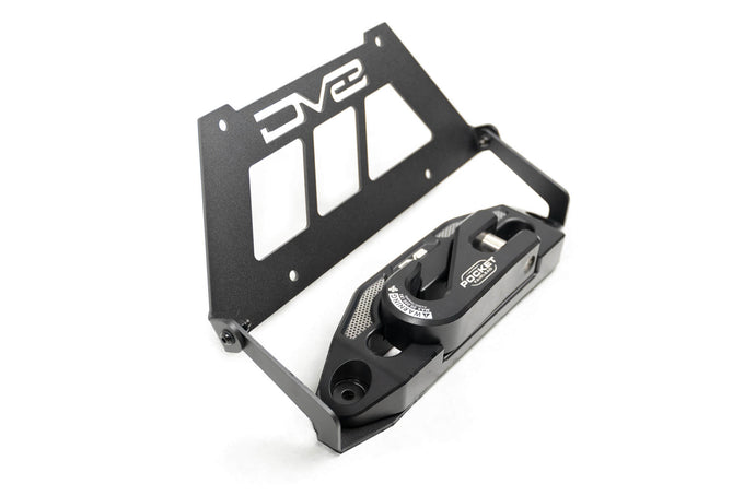 Fairlead Mounted Flip-Up License Plate Bracket <br>Universal