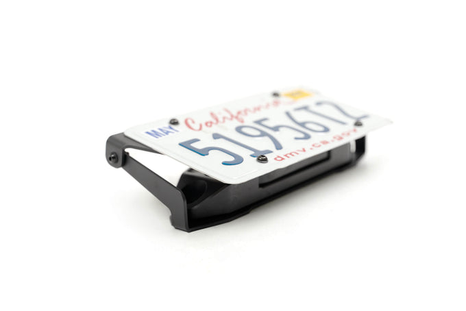Fairlead Mounted Flip-Up License Plate Bracket <br>Universal