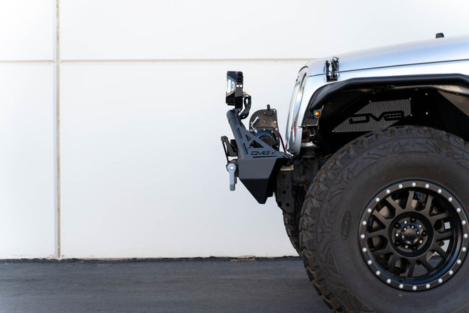 Fairlead Mounted Flip-Up License Plate Bracket <br>Universal