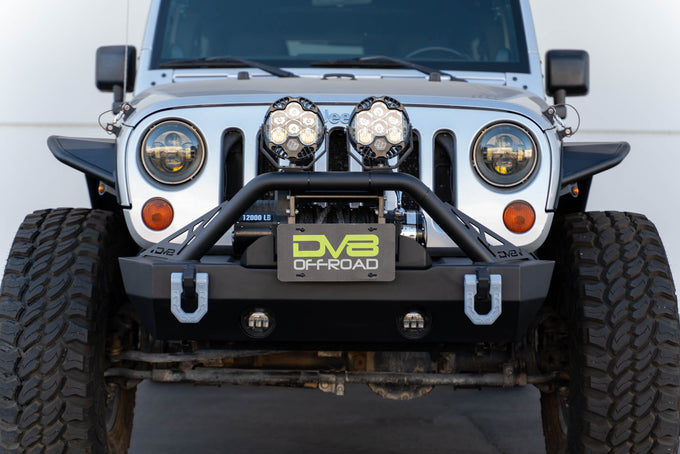 Fairlead Mounted Flip-Up License Plate Bracket <br>Universal