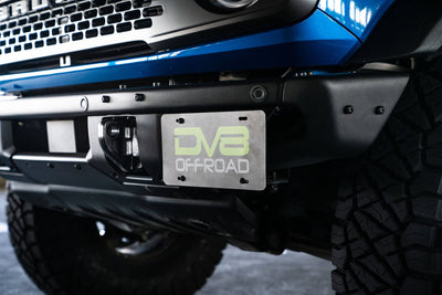 Factory Front Bumper License Relocation Bracket <br>21-23 Ford Bronco
