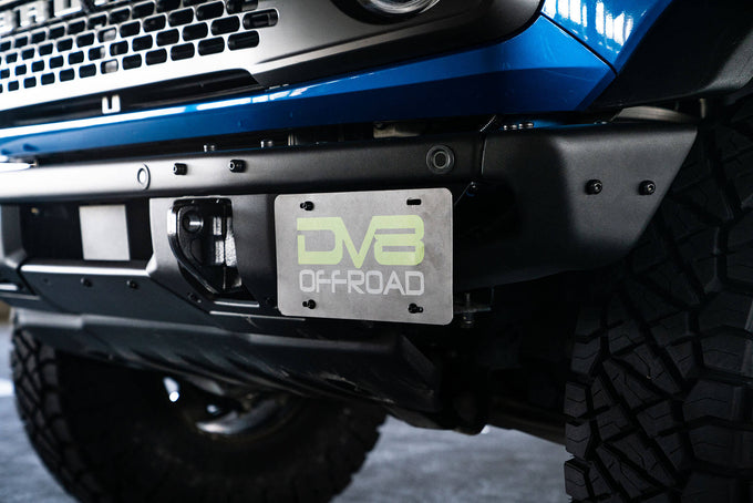 Factory Front Bumper License Relocation Bracket <br>21-23 Ford Bronco