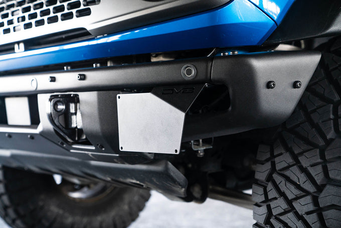 Factory Front Bumper License Relocation Bracket <br>21-23 Ford Bronco