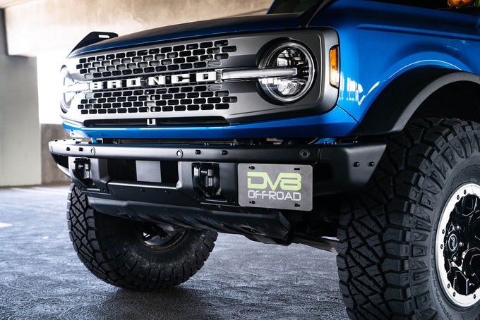 Factory Front Bumper License Relocation Bracket <br>21-23 Ford Bronco