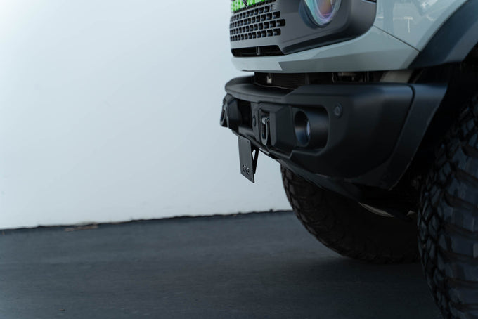 Capable Bumper Front License Plate Mount <br>21-24 Ford Bronco