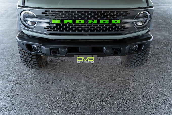Capable Bumper Front License Plate Mount <br>21-24 Ford Bronco