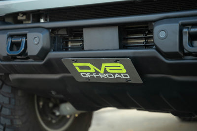 Capable Bumper Slanted Front License Plate Mount <br>21-24 Ford Bronco