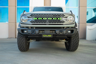 Capable Bumper Slanted Front License Plate Mount <br>21-24 Ford Bronco