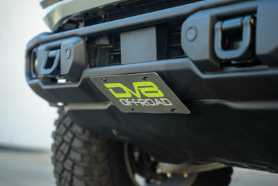 Capable Bumper Slanted Front License Plate Mount <br>21-24 Ford Bronco