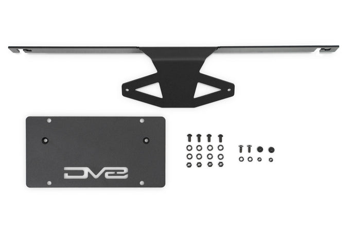 Capable Bumper Slanted Front License Plate Mount <br>21-24 Ford Bronco
