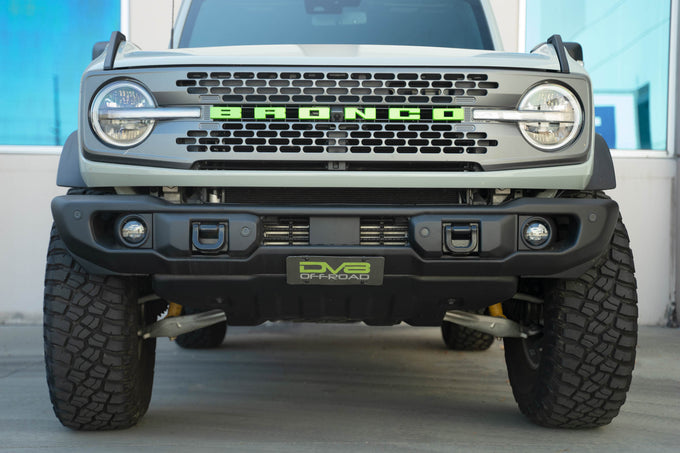 Capable Bumper Slanted Front License Plate Mount <br>21-24 Ford Bronco