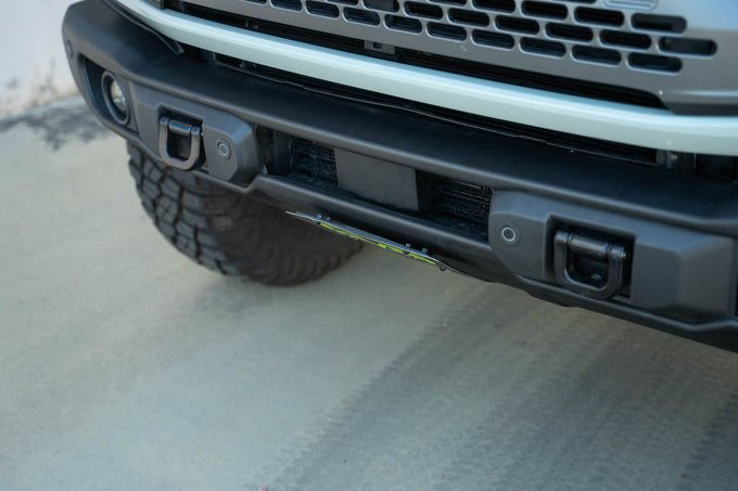 Capable Bumper Slanted Front License Plate Mount <br>21-24 Ford Bronco