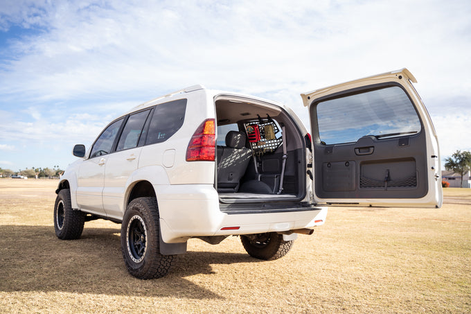 Rear Window Molle Storage Panels <br>03-09 Lexus GX 470