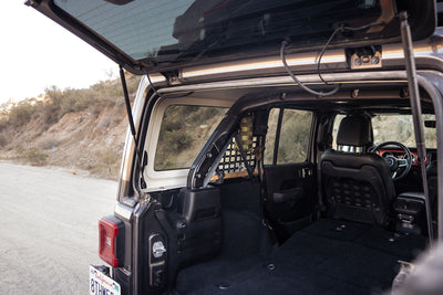 Rear Window Molle Panels <br>18-23 Jeep Wrangler JL