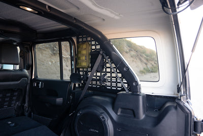 Rear Window Molle Panels <br>18-23 Jeep Wrangler JL