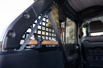 Rear Window Molle Panels <br>18-23 Jeep Wrangler JL