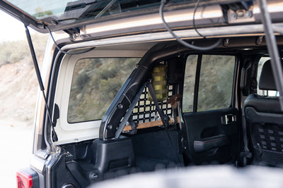 Rear Window Molle Panels <br>18-23 Jeep Wrangler JL