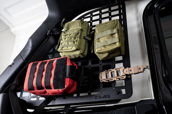 Rear Window Molle Panels <br>18-23 Jeep Wrangler JL