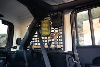 Rear Window Molle Panels <br>18-23 Jeep Wrangler JL