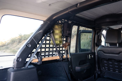 Rear Window Molle Panels <br>18-23 Jeep Wrangler JL