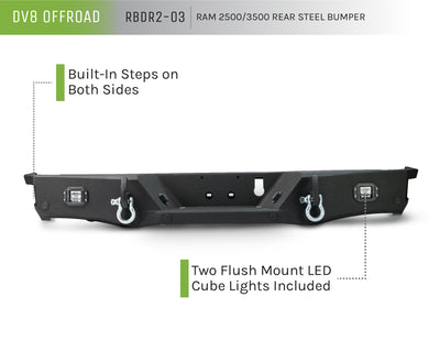 Rear Steel Bumper <br>19-21 Ram 2500