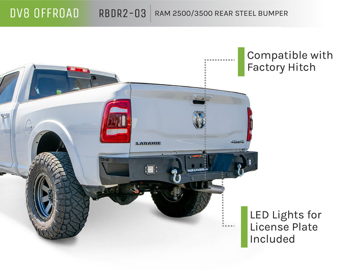 Rear Steel Bumper <br>19-21 Ram 2500