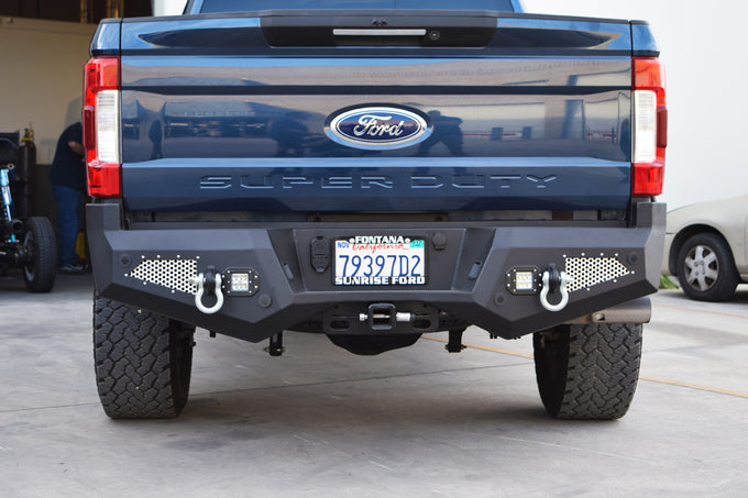 Steel Rear Bumper <br>17-18 Ford F-250, F-350 Super Duty