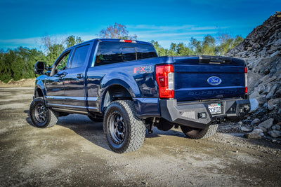 Steel Rear Bumper <br>17-18 Ford F-250, F-350 Super Duty