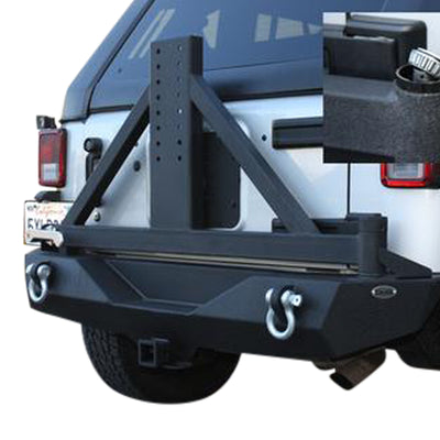 RS-1BR Mid Width Rear Bumper & Tire Carrier <br>07-17 Jeep Wrangler, 2018 JK