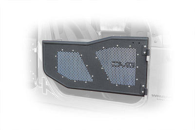 Aluminum Mesh Inserts For Front JK Rock Doors <br>07-17 Jeep Wrangler, 2018 JK