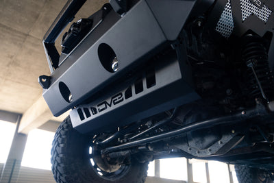 Front Bumper Sway-Bar Disconnect Motor Skid Plate <br>18-25 Jeep Wrangler JL, 20-25 Gladiator JT