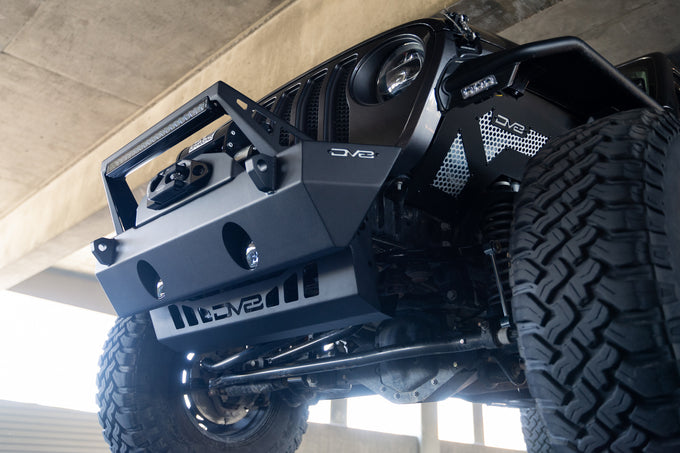 Front Bumper Sway-Bar Disconnect Motor Skid Plate <br>18-25 Jeep Wrangler JL, 20-25 Gladiator JT