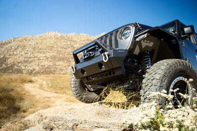 Front Bumper Sway-Bar Disconnect Motor Skid Plate <br>18-25 Jeep Wrangler JL, 20-25 Gladiator JT