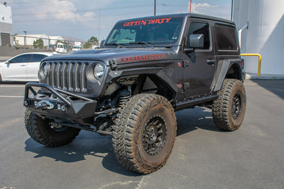 Rock Sliders With Rock Skins <br>18-21 Jeep Wrangler