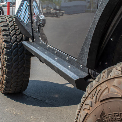 Rock Sliders With Rock Skins <br>18-21 Jeep Wrangler