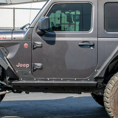 Rock Sliders With Rock Skins <br>18-21 Jeep Wrangler