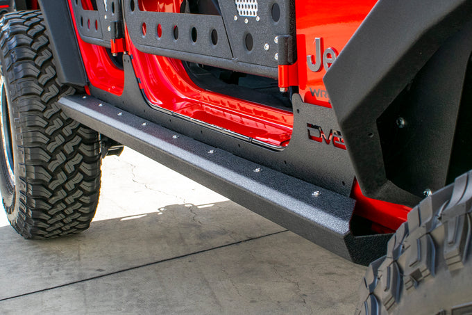 Rock Sliders With Rock Skins <br>07-17 Jeep Wrangler, 2018 JK